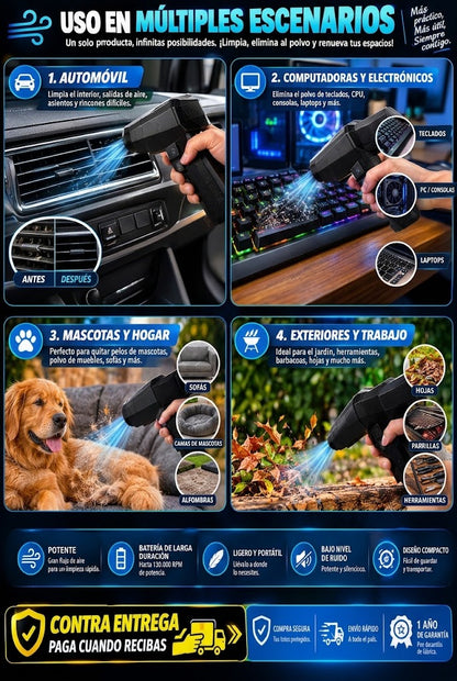 MINI SOPLADOR RECARGABLE